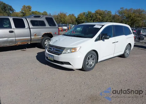2012 Honda Odyssey Ex-L из США, поврежденный, VIN 5FNRL5H69CB001741